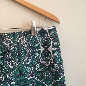 Dalia Green/Dark Blue/White Shorts